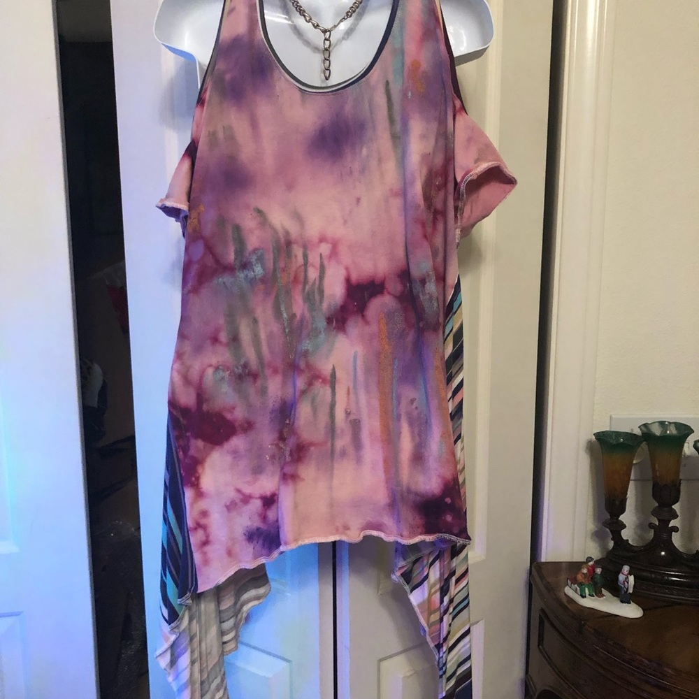 Handmade sexy blouse or dress Ty die all cotton. Very comfortable. Great colors.